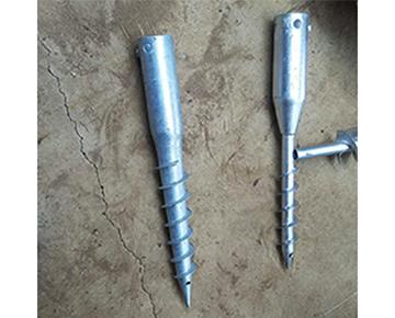 连续叶片螺旋地桩